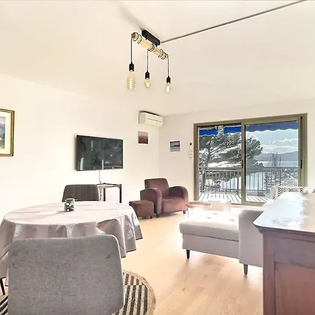 Le Diamant Vue Grandiose Sur Port Et Mer, Piscine Privee Appartamento *